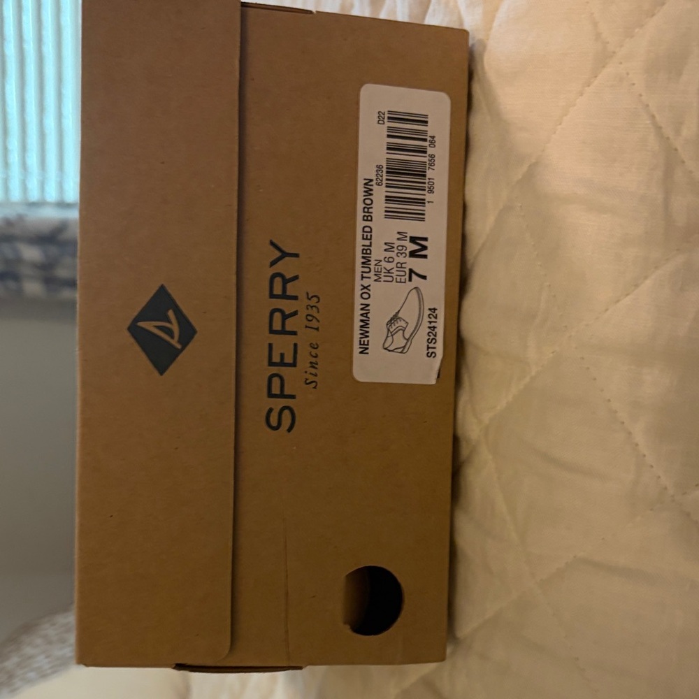 Sperry Brown Shoe Box with Logo